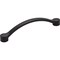 Elements 128 mm Center-to-Center Matte Black Arched Belfast Cabinet Pull 745-128BLK - alternate 1